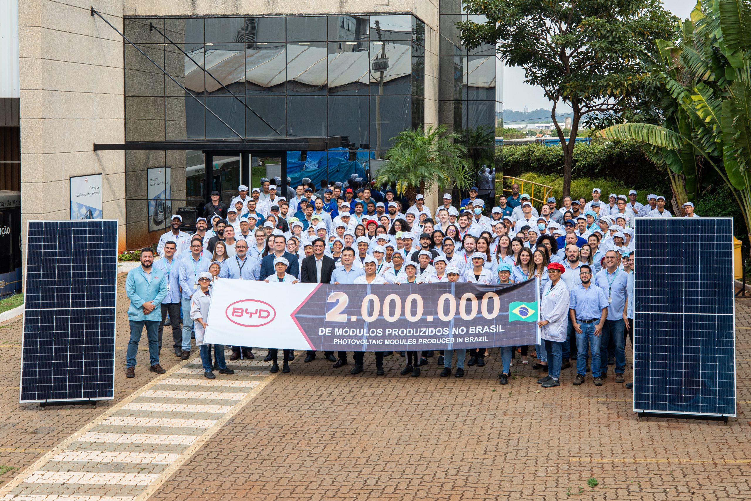 2 milhões de módulos produzidos