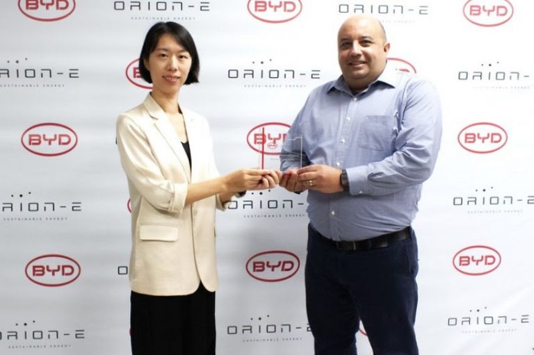 BYD and Orion-E sign partnership to build 1,000 power plants of 100kWp each