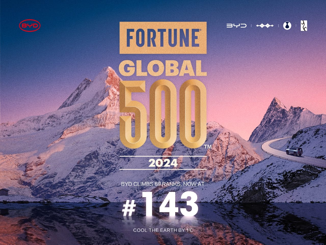 BYD in Fortune 500 global ranking