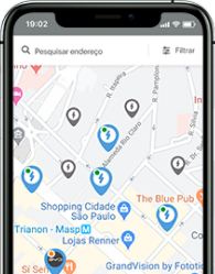 Recharge points on gps