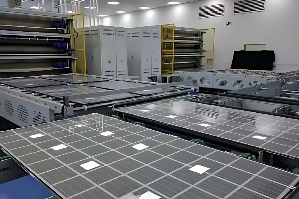 Solar energy on rainy days - photovoltaic modules